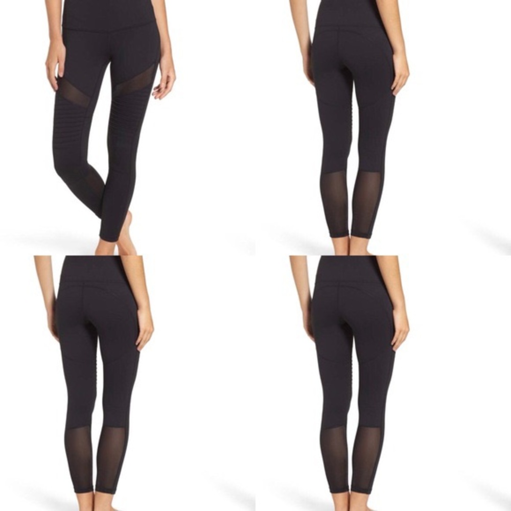 Zella Live In High Waist Moto Leggings in Black